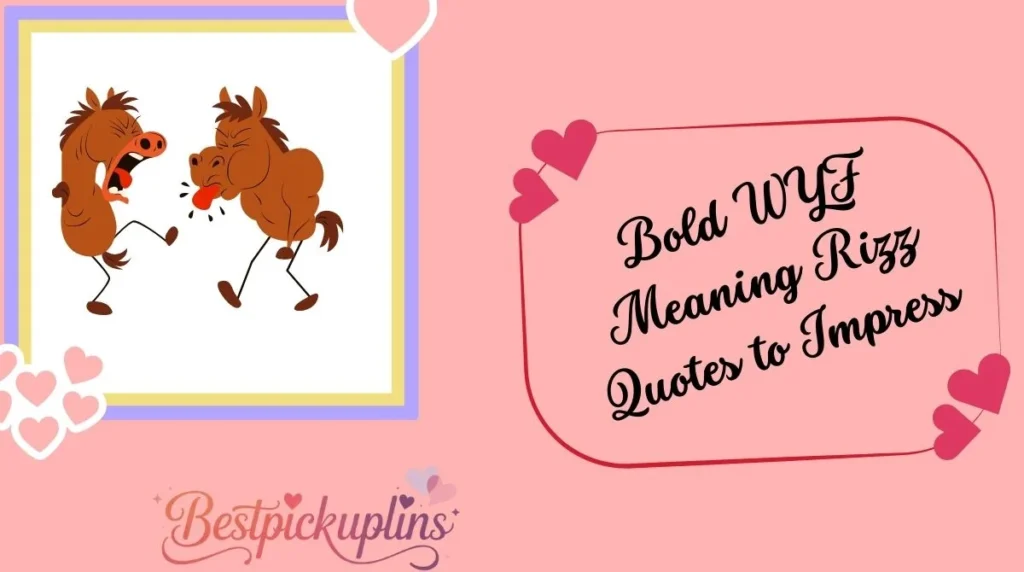 Bold WYF Meaning Rizz Quotes to Impress