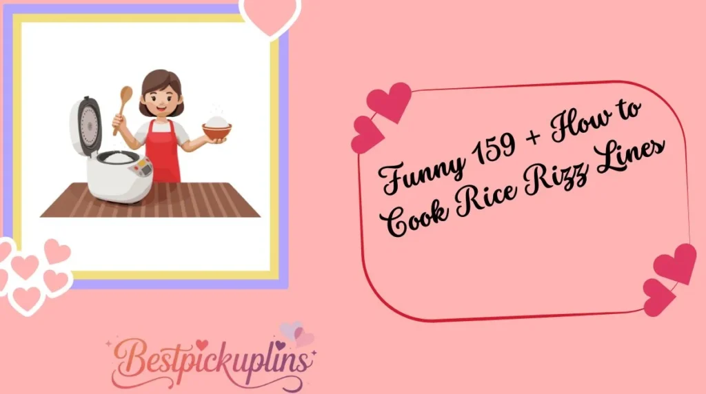 Funny 159 + How to Cook Rice Rizz Lines