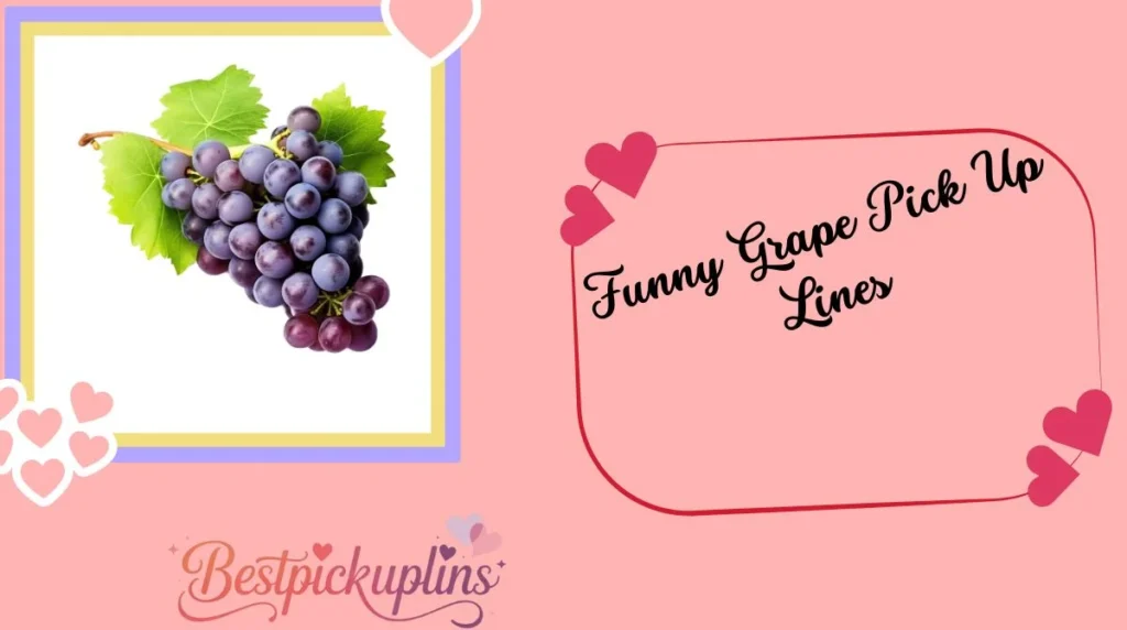 Funny Grape Pick Up Lines