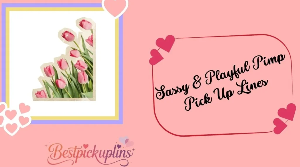 Sassy & Playful Pimp Pick Up Lines