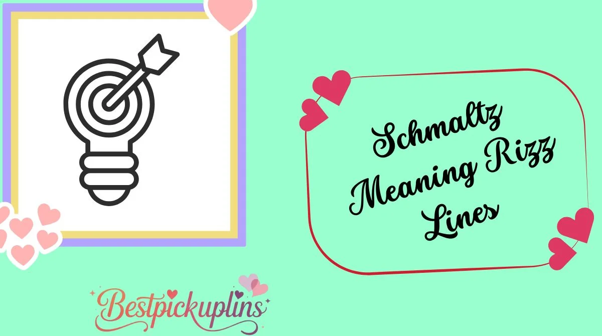 Schmaltz Meaning Rizz Lines