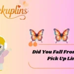 Did You Fall From Heaven Pick Up Lines