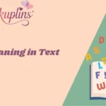 JS Meaning in Text